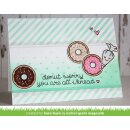 Lawn Fawn, clear stamp, donut worry