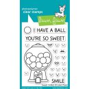Lawn Fawn, clear stamp, sweet smiles