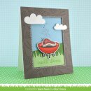 Lawn Fawn, clear stamp, lets bbq