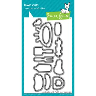 Lawn Fawn, lawn cuts/ Stanzschablone, lets bbq