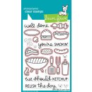 Lawn Fawn, lawn cuts/ Stanzschablone, lets bbq