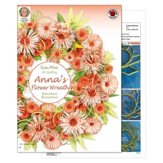 Karen Marie Klip: Quilling Anleitung, Anna’s Flower...