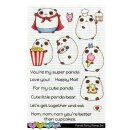 C.C. Designs, clear stamp, Panda Party