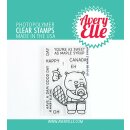 Avery Elle, clear stamp, Maple Syrup