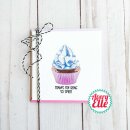 Avery Elle, clear stamp, Layered Cupcake