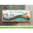 Lawn Fawn, clear stamp, scootin by