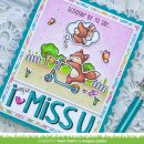 Lawn Fawn, clear stamp, scootin by