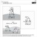 Lawn Fawn, clear stamp, scootin by