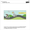 Lawn Fawn, clear stamp, scootin by