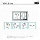 Lawn Fawn, clear stamp, scootin by