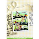 Lawn Fawn, clear stamp, scootin by
