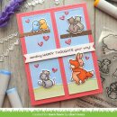 Lawn Fawn, clear stamp, happy hugs