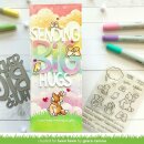 Lawn Fawn, clear stamp, happy hugs
