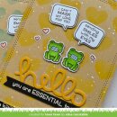 Lawn Fawn, clear stamp, say what? masked critters