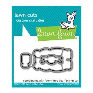 Lawn Fawn, lawn cuts/ Stanzschablone, germ-free bear