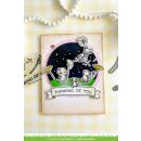 Lawn Fawn, clear stamp, dandy day flip-flop