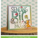 Lawn Fawn, lawn cuts/ Stanzschablone, giant sending big hugs