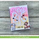 Lawn Fawn, lawn cuts/ Stanzschablone, giant sending big hugs