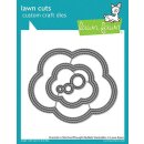 Lawn Fawn, lawn cuts/ Stanzschablone, outside in stitched thought bubble stackables