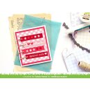 Lawn Fawn, lawn cuts/ Stanzschablone, hearts and stars skinny tag