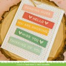 Lawn Fawn, lawn cuts/ Stanzschablone, hearts and stars skinny tag