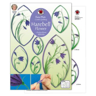 Karen Marie Klip: Quilling Anleitung, Harebell Flower