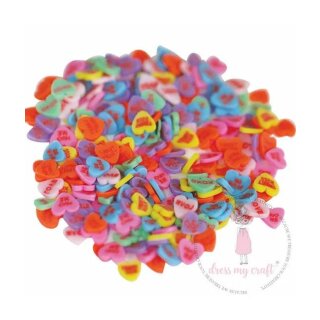 Love Hearts Slices/ Scheiben, 8g Dose