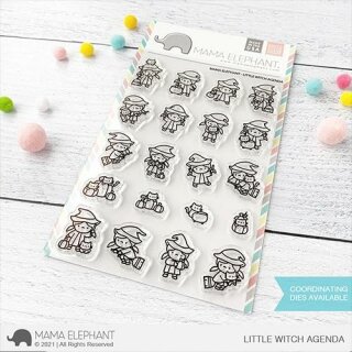 Mama Elephant, clear stamp, Little Witch Agenda