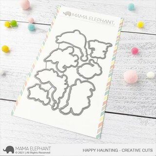 Mama Elephant, Creative Cuts/ Stanzschablone, Happy Haunting