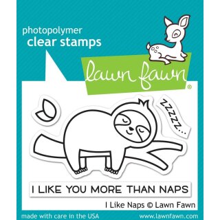 Lawn Fawn, clear stamp, i like naps