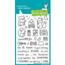 Lawn Fawn, clear stamp, smore the merrier