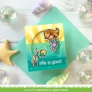 Lawn Fawn, clear stamp, mermaid for you flip-flop