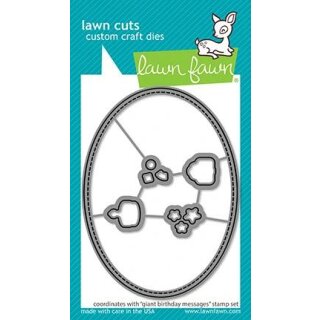 Lawn Fawn, lawn cuts/ Stanzschablone, giant birthday...