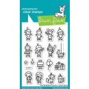 Lawn Fawn, clear stamp, tiny birthday friends