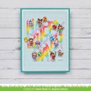 Lawn Fawn, clear stamp, tiny birthday friends
