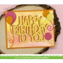 Lawn Fawn, lawn cuts/ Stanzschablone, giant happy birthday to you