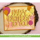 Lawn Fawn, lawn cuts/ Stanzschablone, giant happy birthday to you
