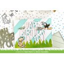 Lawn Fawn, lawn cuts/ Stanzschablone, giant happy birthday to you
