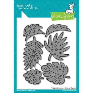 Lawn Fawn, lawn cuts/ Stanzschablone, tropical leaves