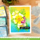Lawn Fawn, lawn cuts/ Stanzschablone, happy hibiscus