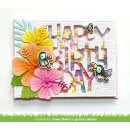 Lawn Fawn, lawn cuts/ Stanzschablone, happy hibiscus