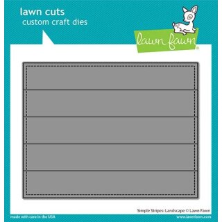 Lawn Fawn, lawn cuts/ Stanzschablone, simple stripes:...