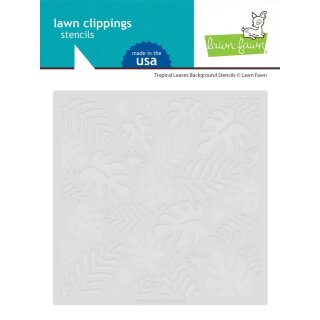 Lawn Fawn, Lawn Clippings, tropical leaves background...