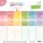 Lawn Fawn, watercolor wishes rainbow collection pack, 12"x12" / 30,05x30,5cm, Block 12 Blatt