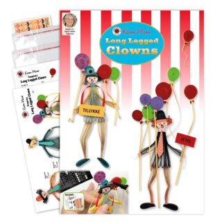 Karen Marie Klip: Quilling Anleitung, Long-legged Clowns
