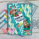 C.C. Designs, clear stamp, Gnome Friends