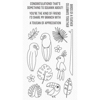 My Favorite Things, clear stamp, Something to Squawk About