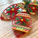 Karen Marie Klip: Quilling Anleitung, Poinsettia Baubles
