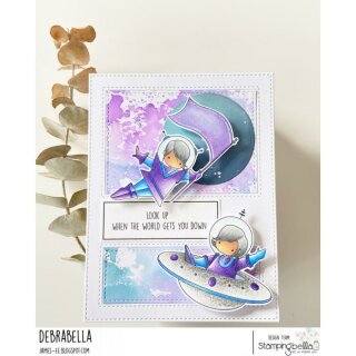 Stamping Bella, Rubber Stamp, TINY TOWNIE ASTRONAUTS