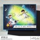 Stamping Bella, Rubber Stamp, TINY TOWNIE ASTRONAUTS